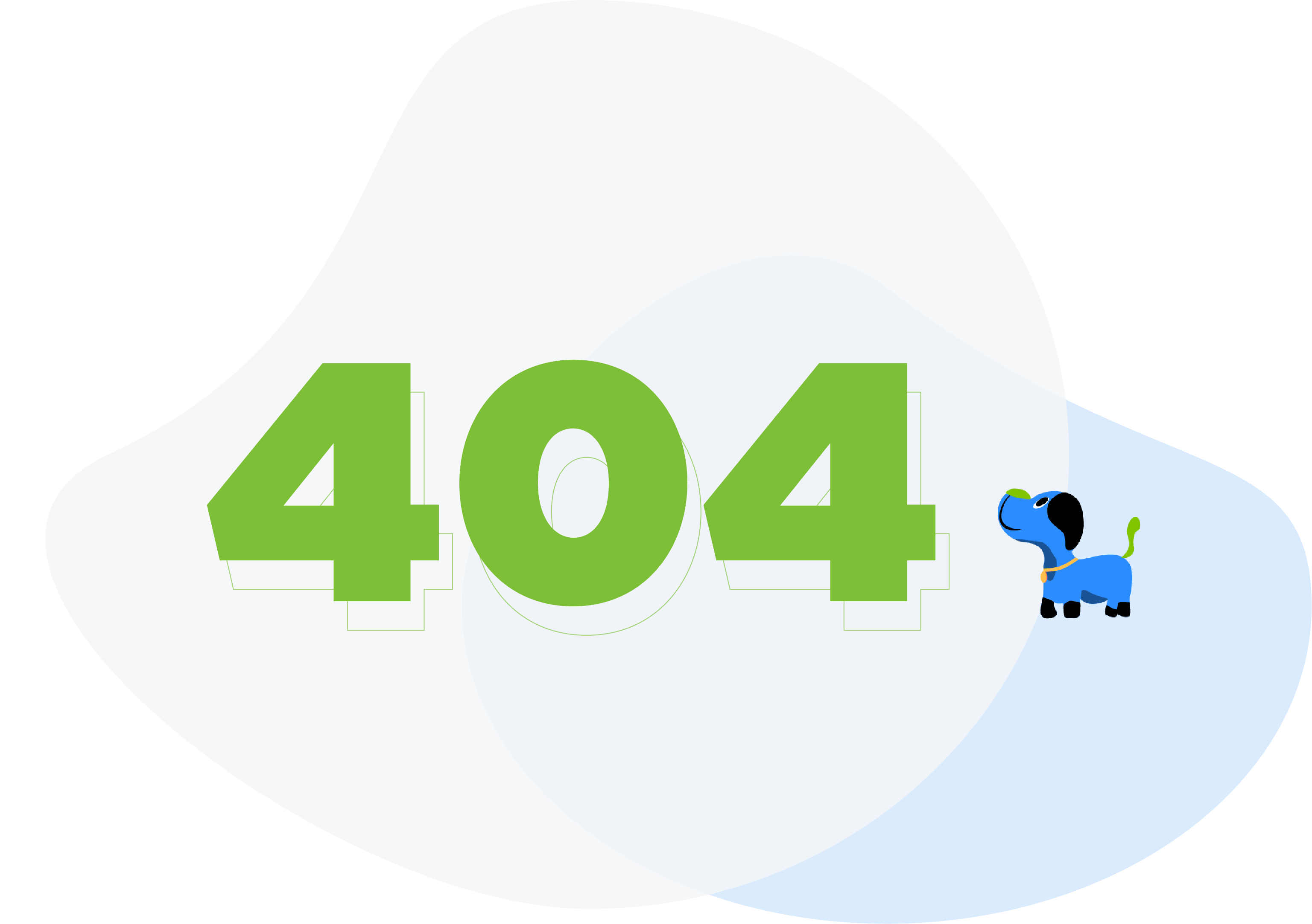 404 image with Brandmovers' dog Bloo